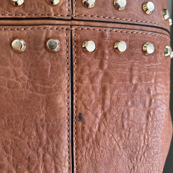 🔥🔥🔥GORGEOUS MICHAEL KORS VINTAGE Camel Colored Pebbled Leather Handbag!🤩🤩🤩 - Picture 8 of 13